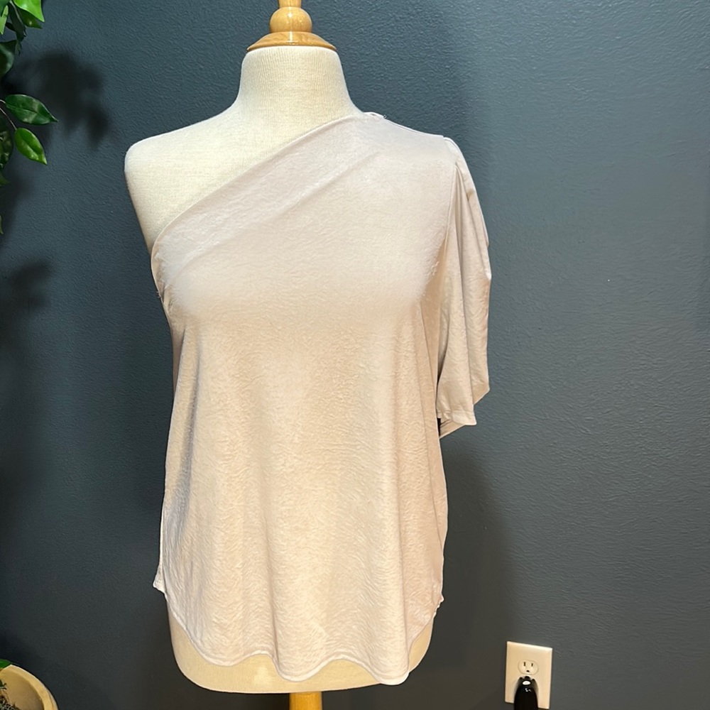 The Right Puff One Shoulder Top by Cherish